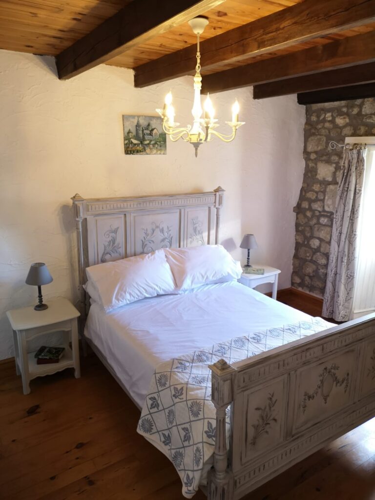 Rural French gîte interior in Charente South West France