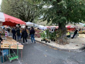 French market scene