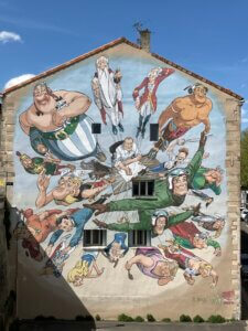 The Cosmos of Uderzo Angoulême mural art