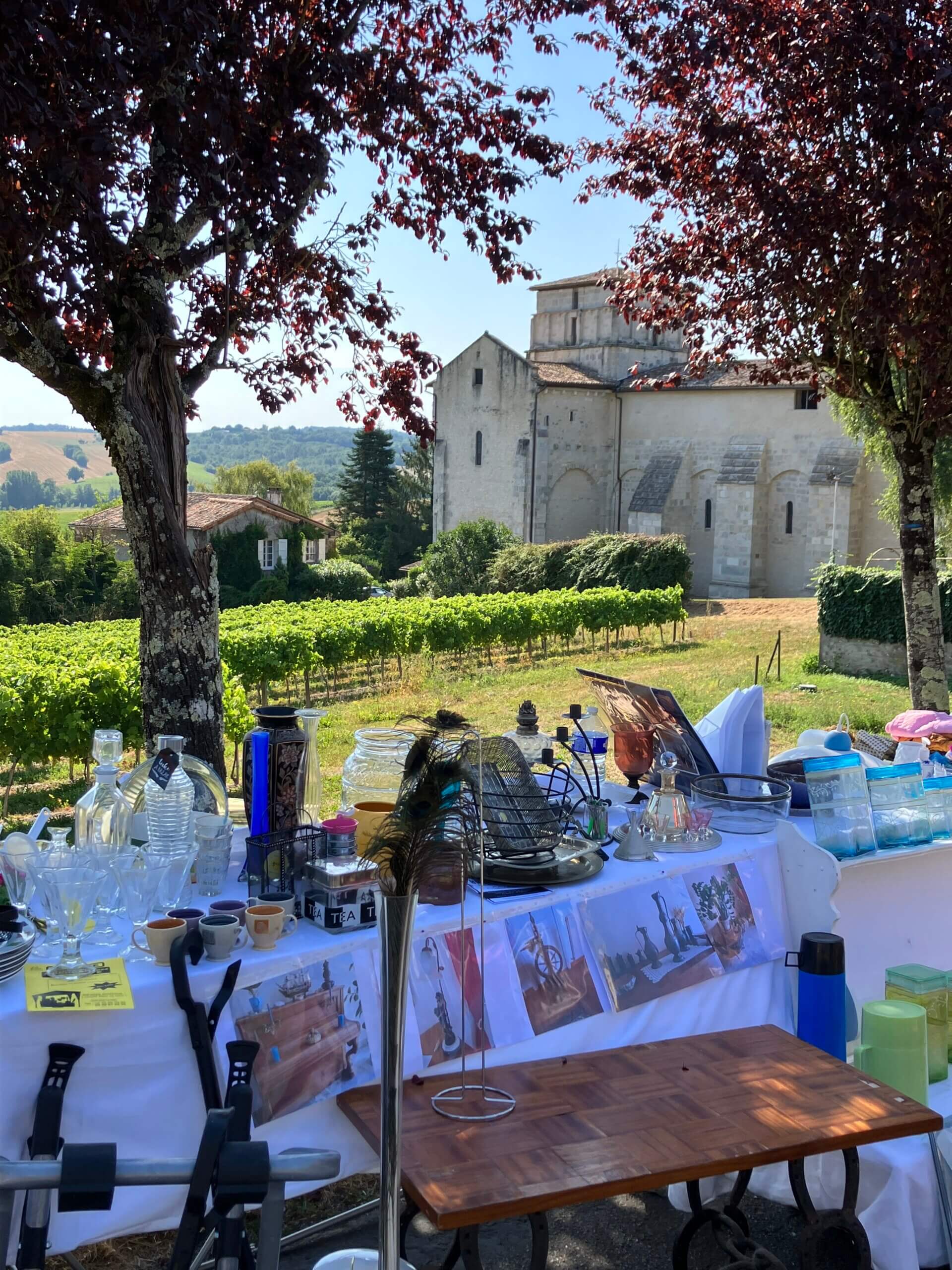 French brocante at Berneuil in the Charente