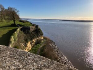 Blaye, looking over the Gironde estuary from the citadel