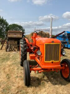 Vintage tractors at Parcoul village day, SW France